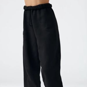 Joah Brown Terry Black Oversized Jogger size XS/S